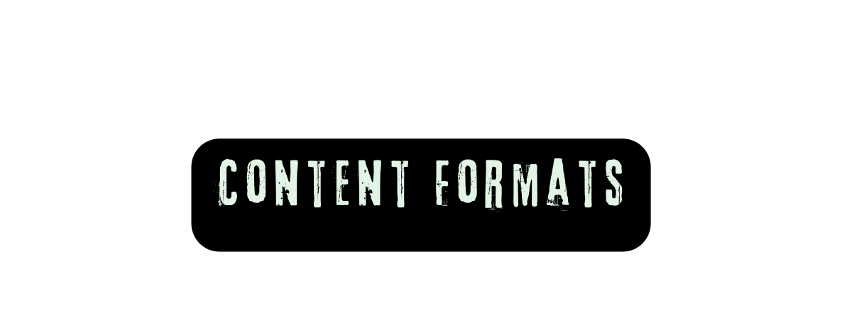 Content Formats